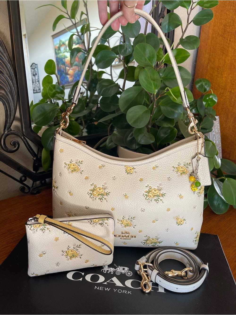 Coach Laurel Shoulder Bag with Matching Wristlet